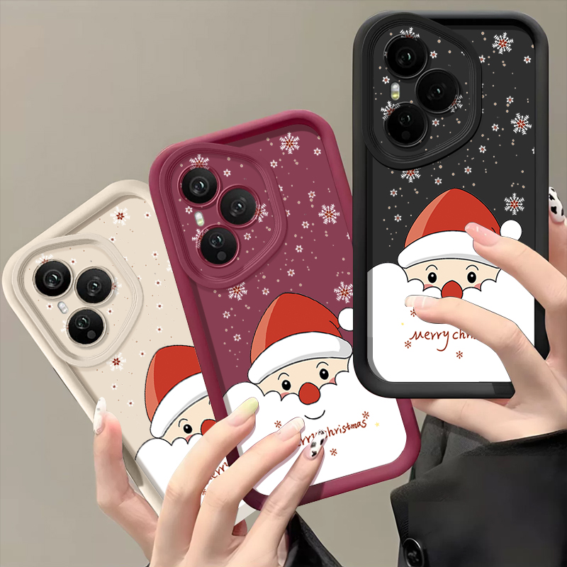 Honor Tablet Accessories - Cartoon Santa Claus TPU Phone Case
