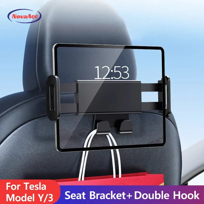 Tablet Accessory - Car Headrest Mount Holder for Tesla