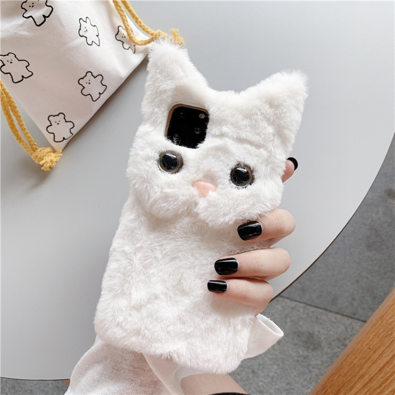3D Cute Cartoon Cat Furry Plus - Apple Iphone 16 ulasan dan harga