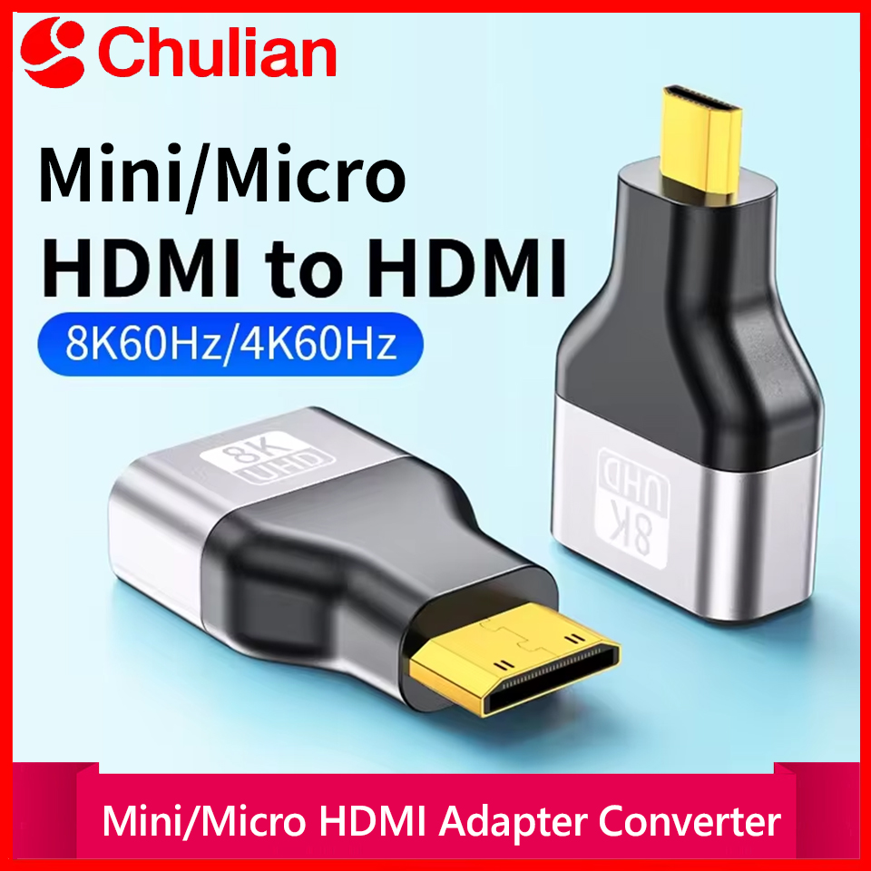 8K@60Hz Mini Micro HDMI-compat - Hdmi Adapter Tablet ulasan dan harga