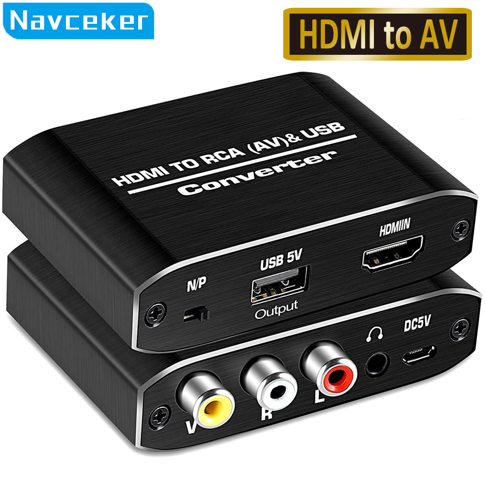 Navceker HDMI TO AV Scaler Ada - Hdmi Adapter Tablet ulasan dan harga