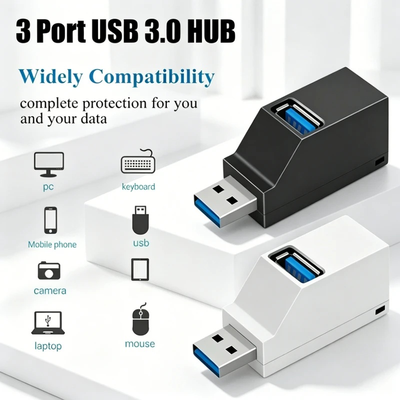 USB 3.0 2.0 Rotatable 3 Ports  - Tablet With All Accessories ulasan dan harga