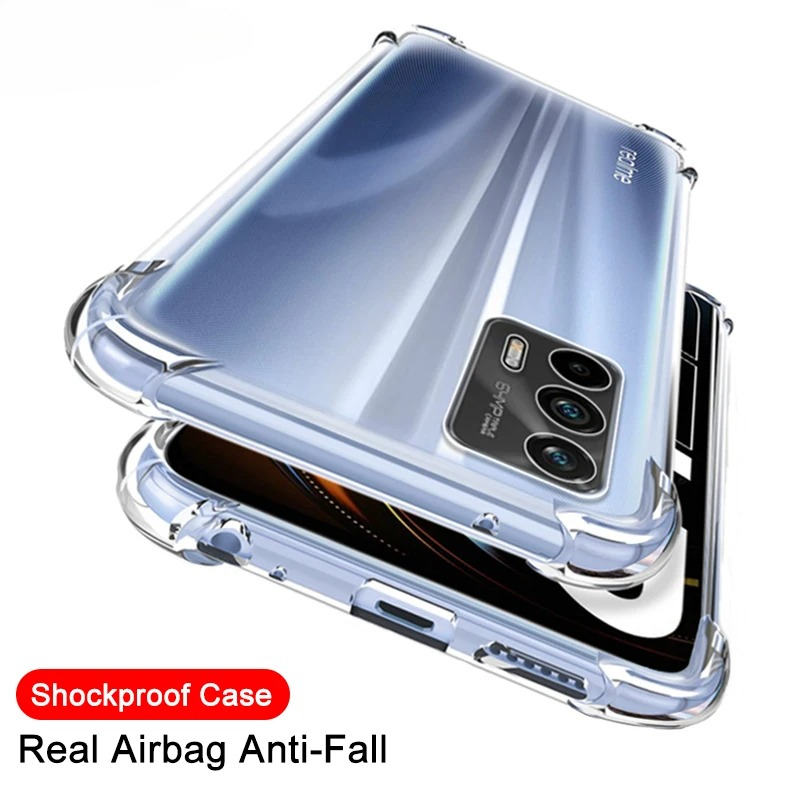 Luxury Transparent Silicone Sh - Realme Gt 6 ulasan dan harga