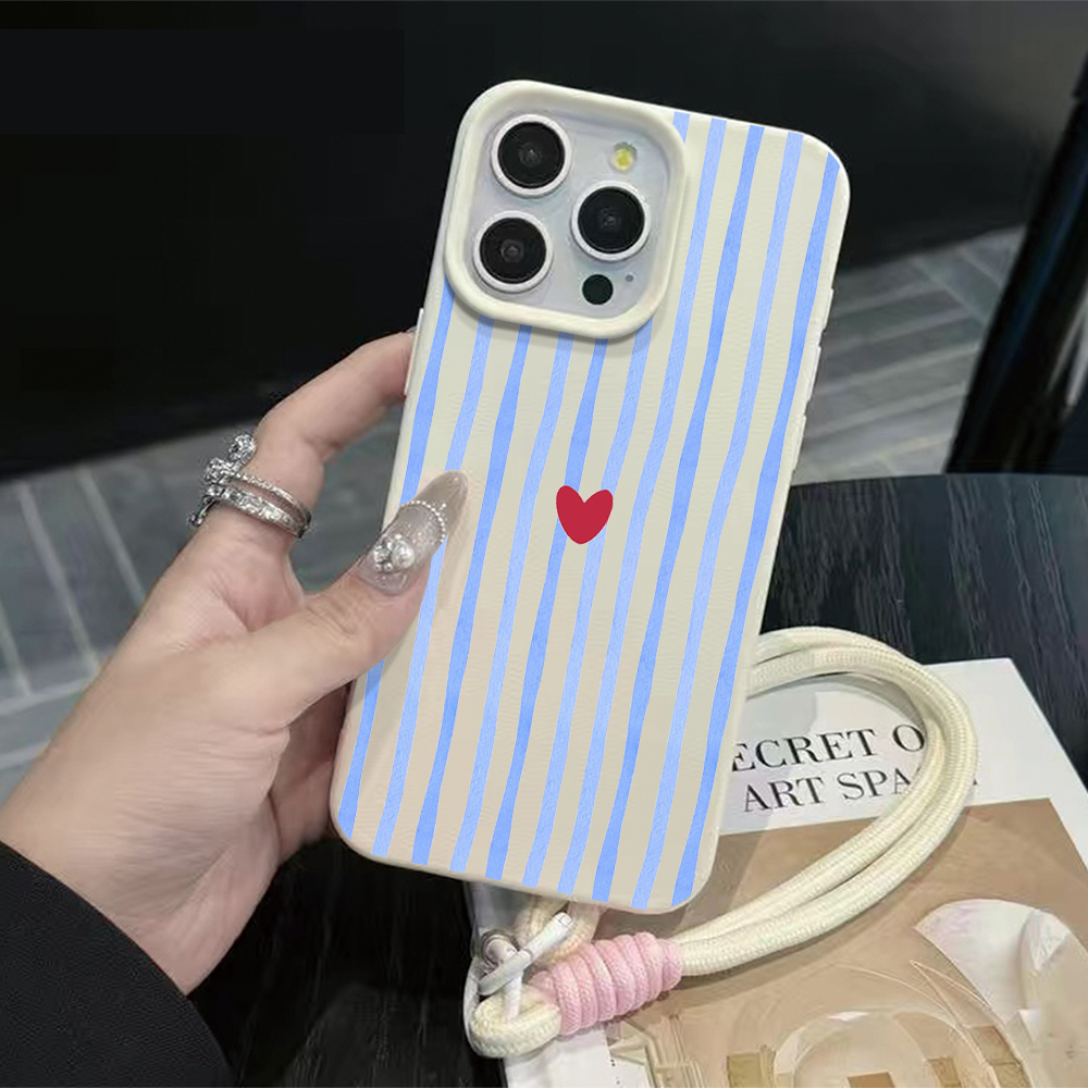 Vertical Stripes Hearts Phone  - Apple Iphone 16 ulasan dan harga