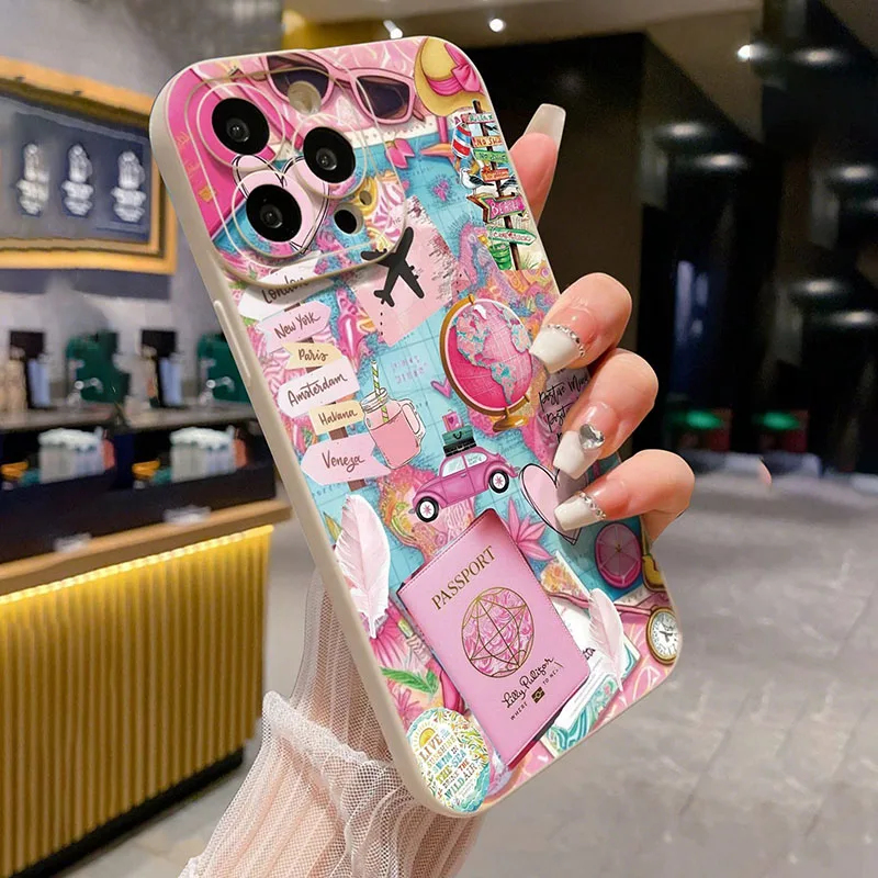 Travel Plane Printed Matte Ant - Apple Iphone 16 ulasan dan harga