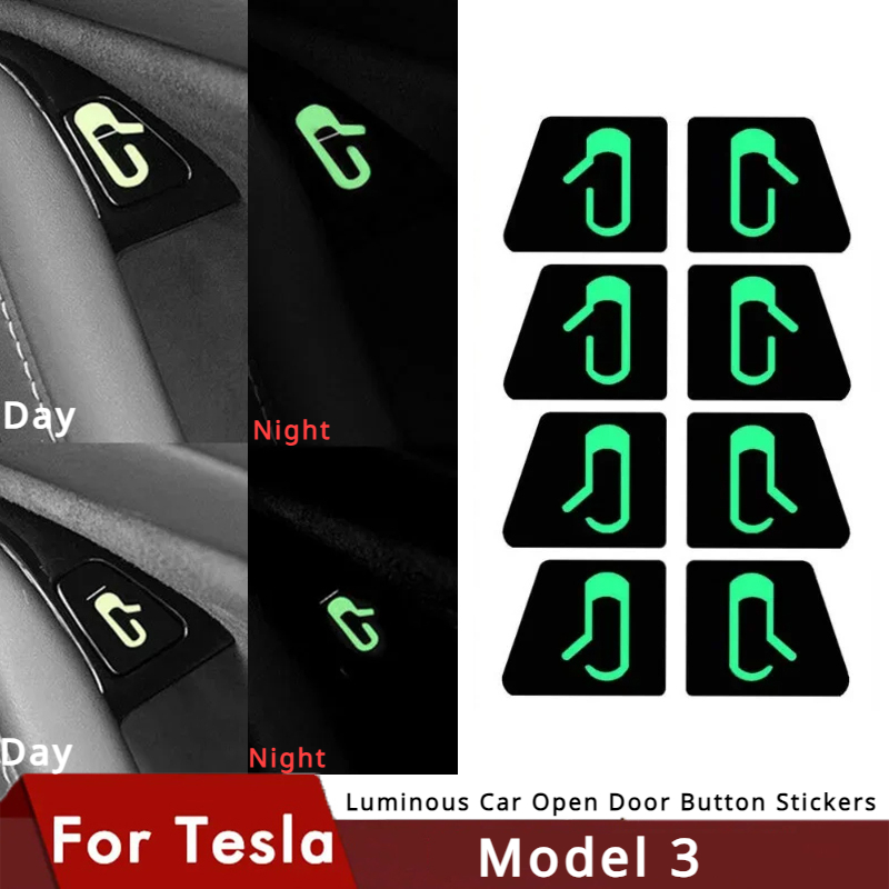 Luminous Car Open Door Button  - Tesla Tablet Accessories ulasan dan harga