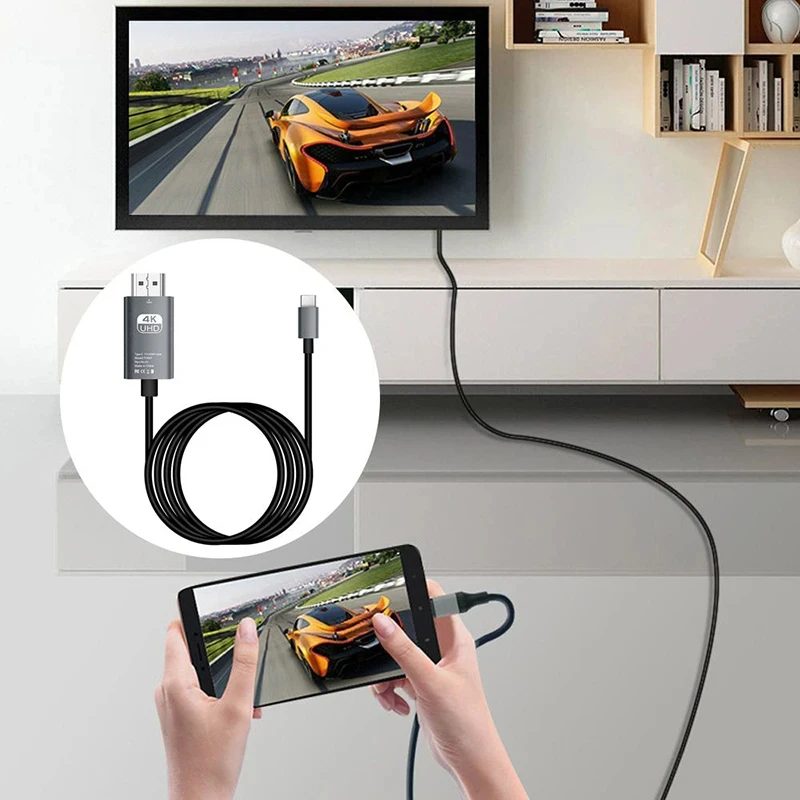 4K USB C To HDMI Cable Type-C  - Hdmi Adapter Tablet ulasan dan harga