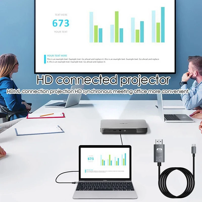 4K USB C To HDMI Cable Type-C  - Hdmi Adapter Tablet ulasan dan harga