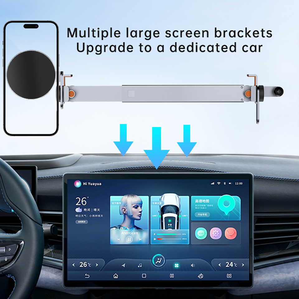 Dual Magsafe Car Screen Phone  - Tesla Tablet Accessories ulasan dan harga