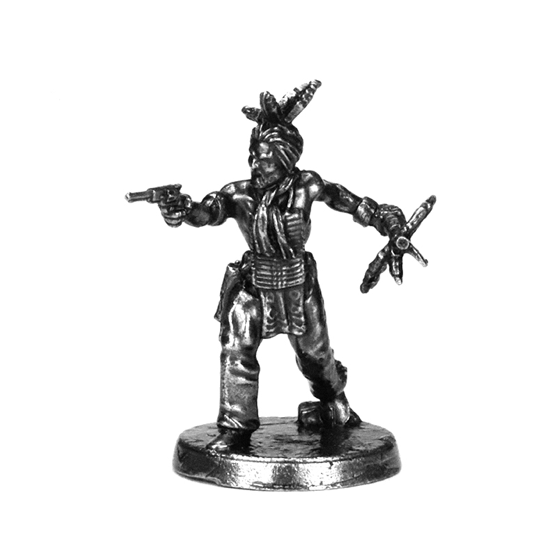 Vintage Wild West Warrior Mini - Unique Table Accessories ulasan dan harga