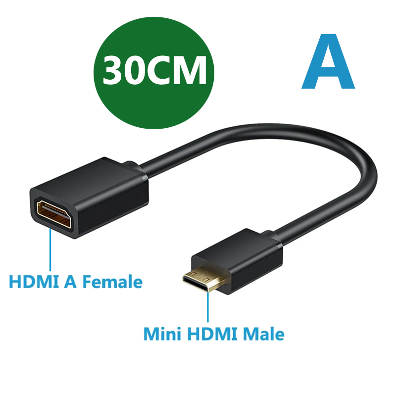 4K Mini HDMI to HDMI Cable HDM - Hdmi Adapter Tablet ulasan dan harga