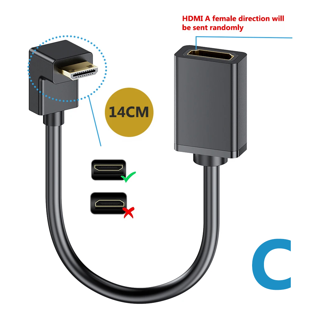 4K Mini HDMI to HDMI Cable HDM - Hdmi Adapter Tablet ulasan dan harga