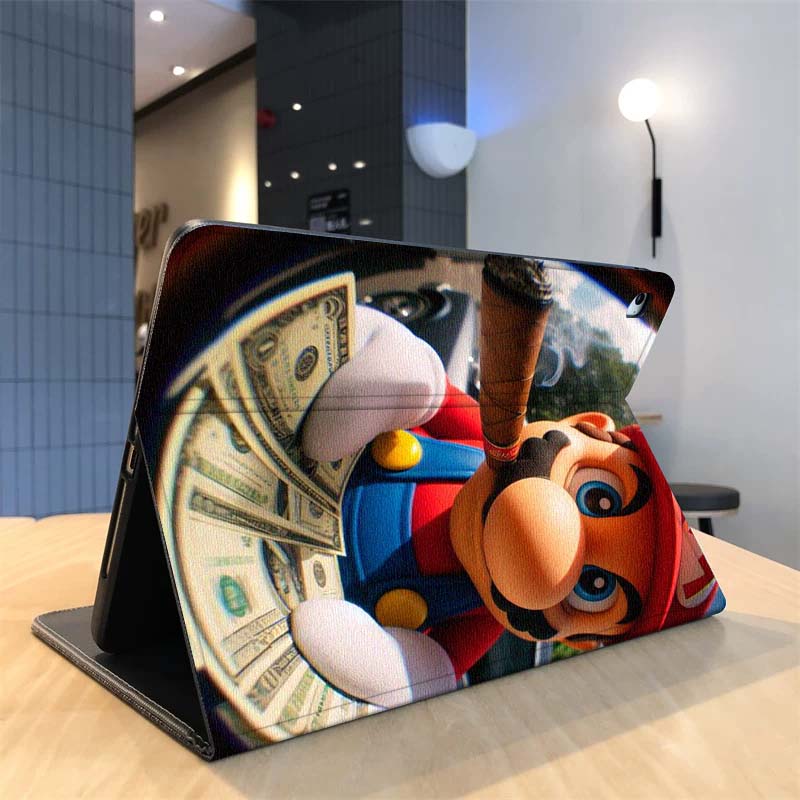 Cartoon M-Marios Art For Samsu - Samsung Tablet S9 Accessories ulasan dan harga