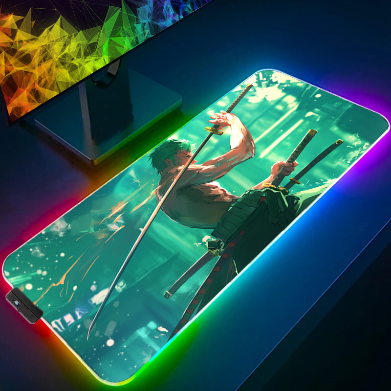 ONE PIECE Zoro Mouse Pad RGB G - Tablet With All Accessories ulasan dan harga