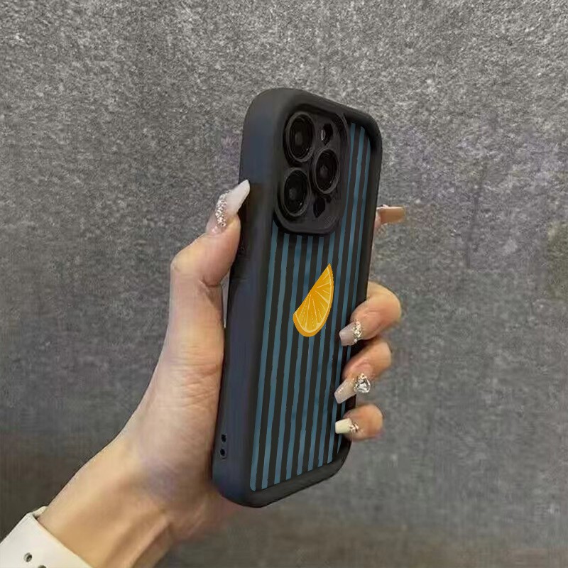 Striped Lemon Slice Pattern Ph - Apple Iphone 16 ulasan dan harga