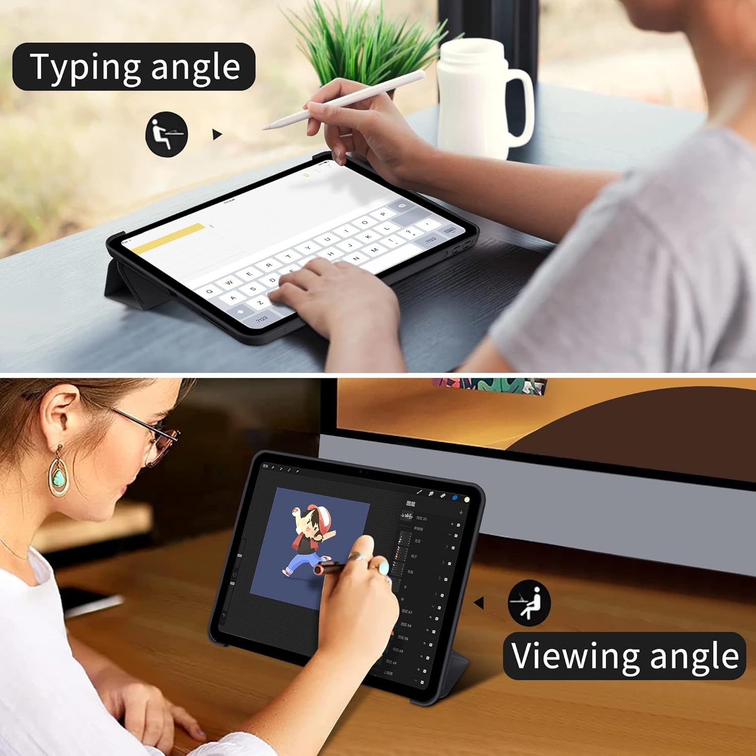 Tri-fold Flip Case For Samsung - Tablet A9 Accessories ulasan dan harga