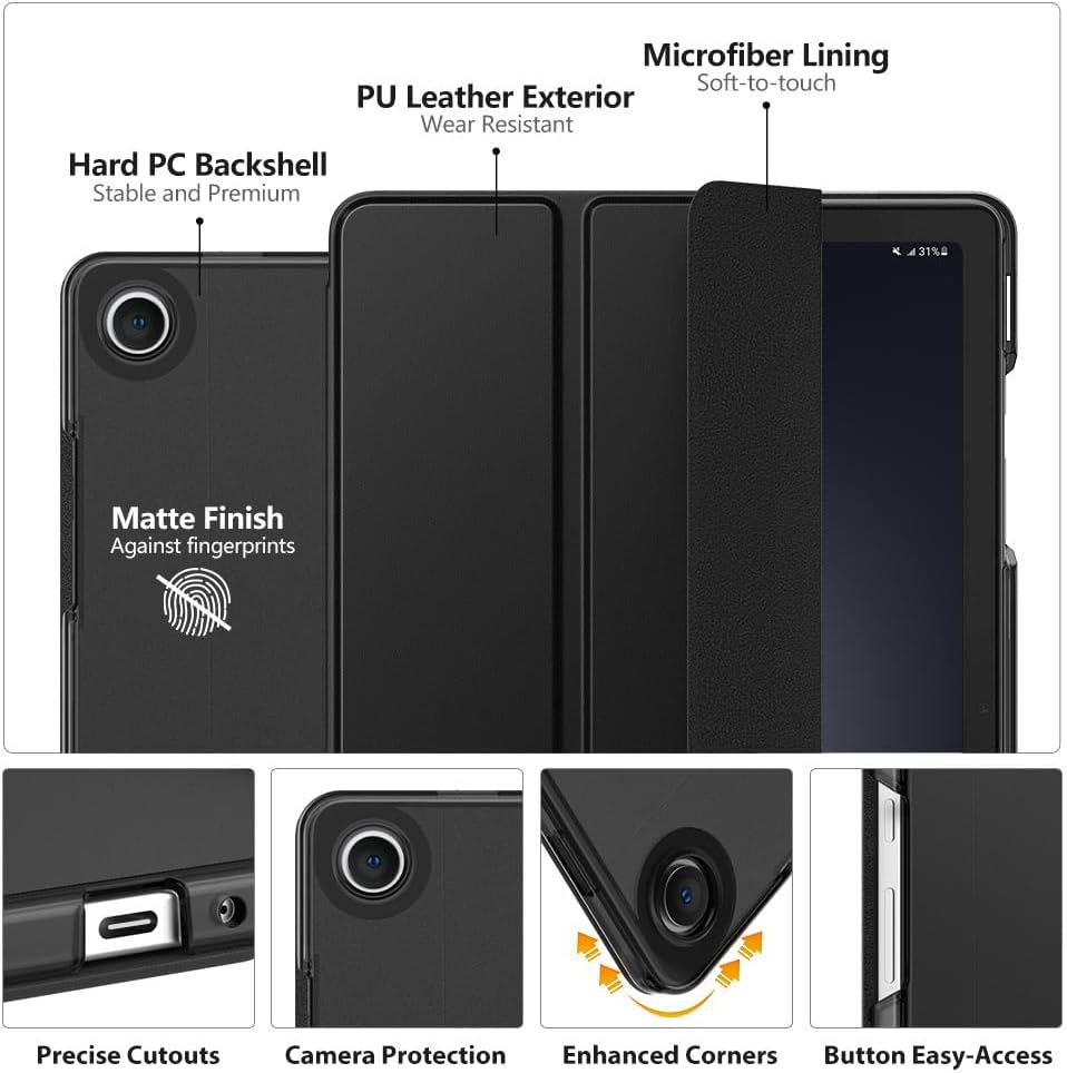 Tri-fold Flip Case For Samsung - Tablet A9 Accessories ulasan dan harga