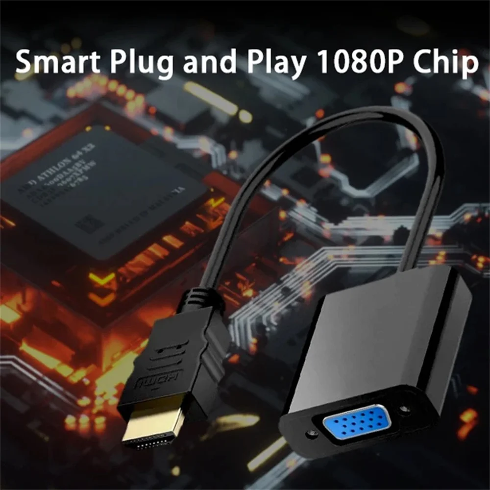 HD 1080P hdmi To VGA Converter - Hdmi Adapter Tablet ulasan dan harga