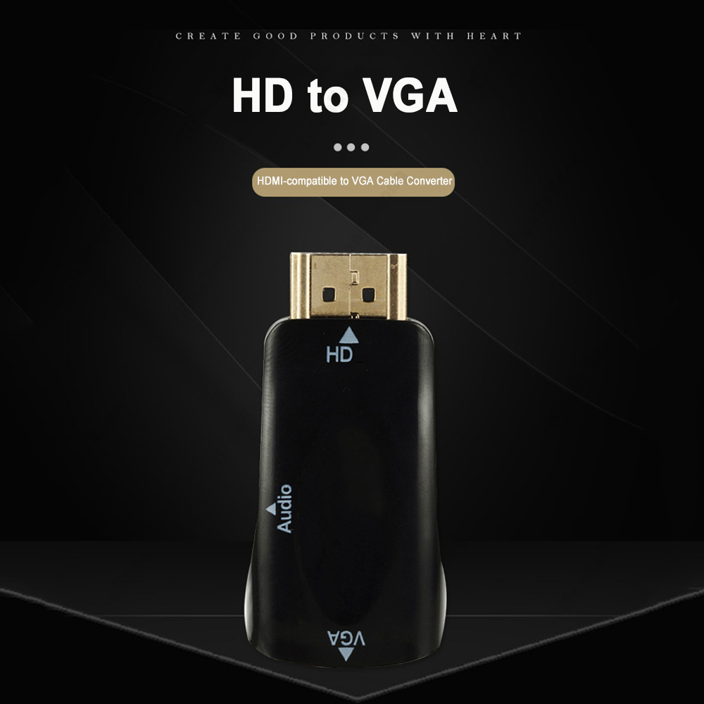 HD 1080P HDMI-compatible to VG - Hdmi Adapter Tablet ulasan dan harga