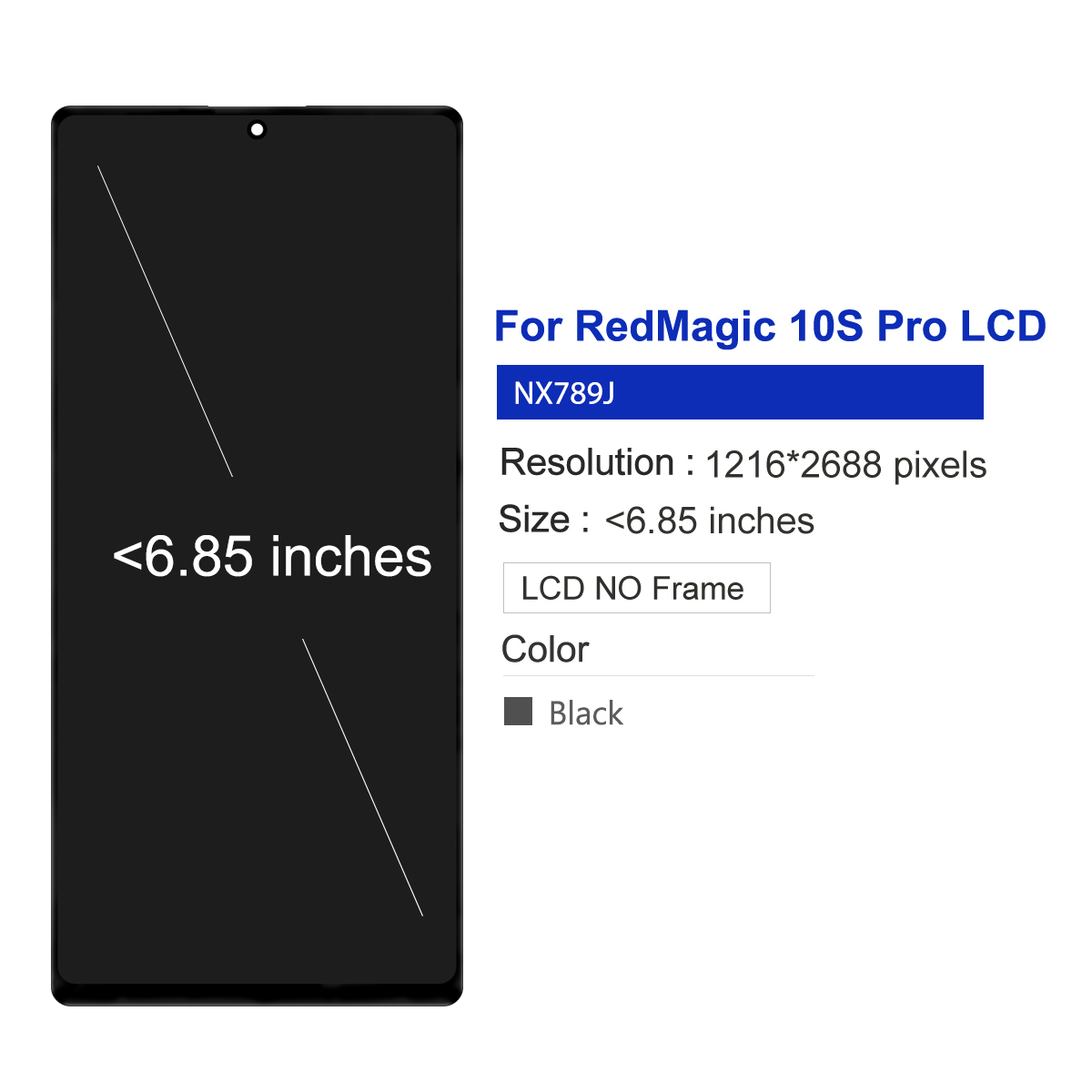 Display for ZTE nubia Z70 Ultr - Redmagic Tablet Accessories ulasan dan harga