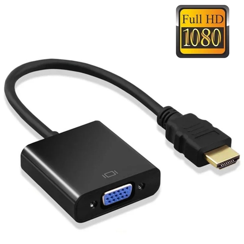 HD 1080P HDMI To VGA Cable Con - Hdmi Adapter Tablet ulasan dan harga