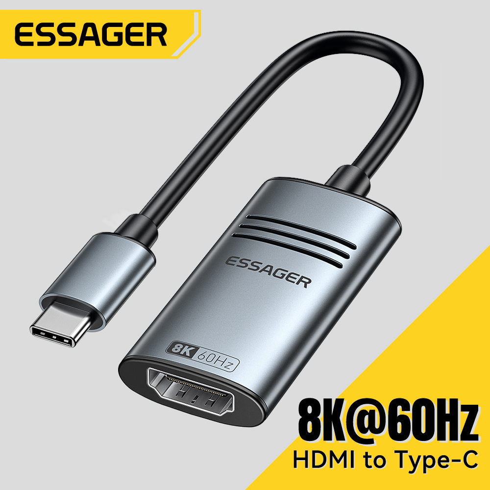 Essager HDMI To USB Type C Ada - Hdmi Adapter Tablet ulasan dan harga