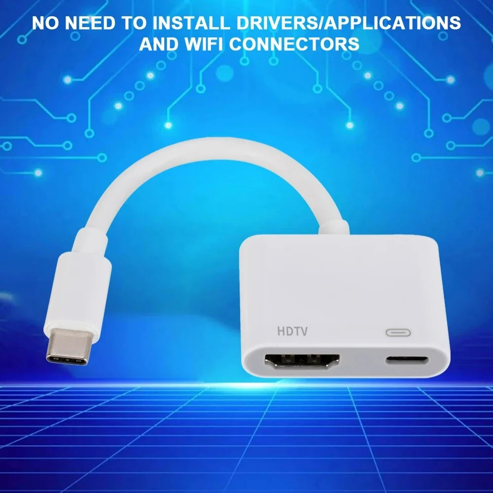 USB-C to HDMI 4K 60Hz 30Hz Con - Hdmi Adapter Tablet ulasan dan harga