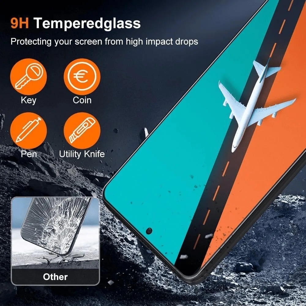4PCS Tempered Glass For Realme - Realme C67 ulasan dan harga