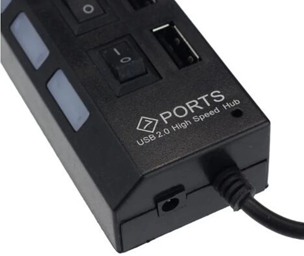 7 Port USB 2.0 Hub Splitter Fo - Tablet Accessory ulasan dan harga