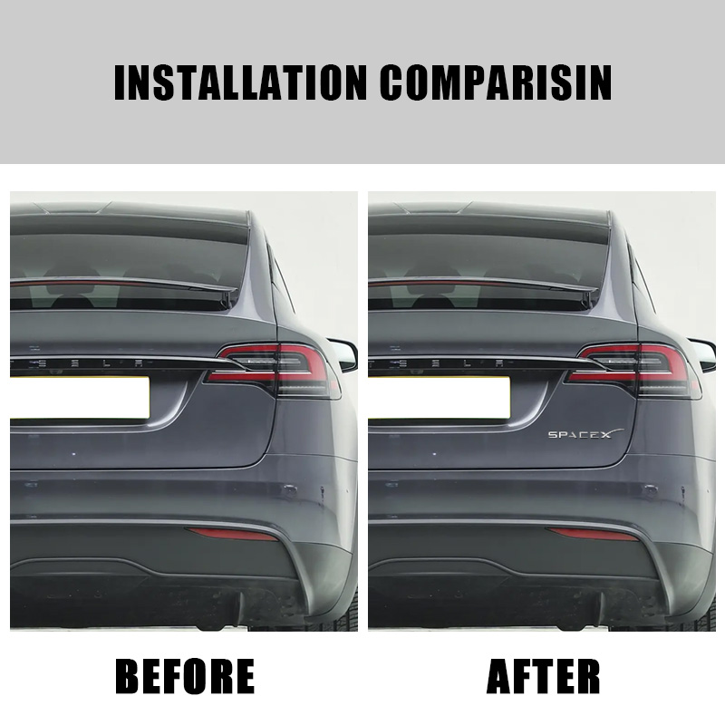 3D ABS Logo Letters Car Trunk  - Tesla Tablet Accessories ulasan dan harga