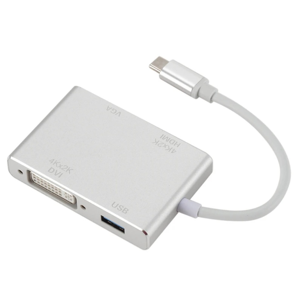 4K Type C to HDMI VGA USB DVI  - Hdmi Adapter Tablet ulasan dan harga