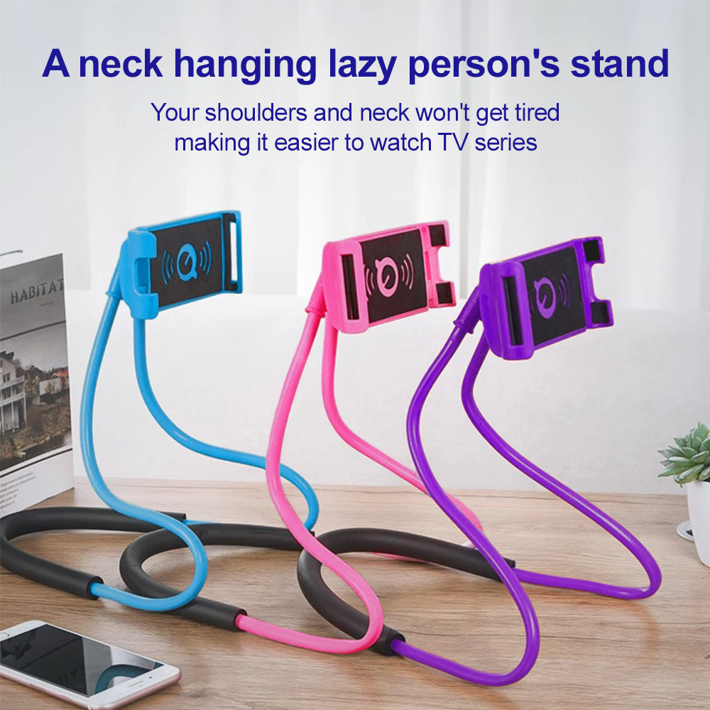 Neck Hanging Lazy Phone Stand  - Tablet Accessories Online ulasan dan harga